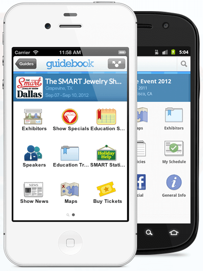 Guidebook trade show app