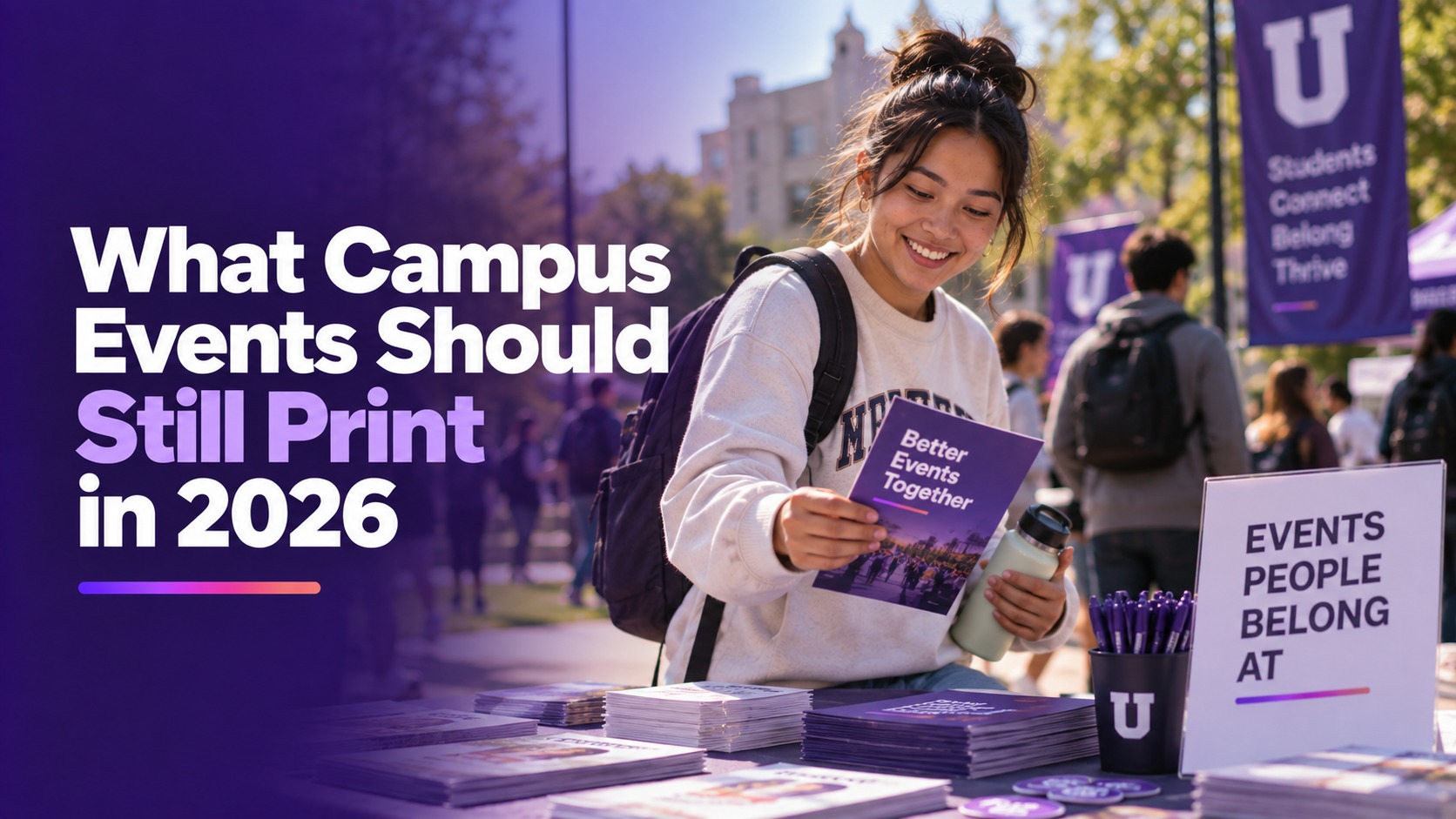 What Campus Events Should Still Print in 2026