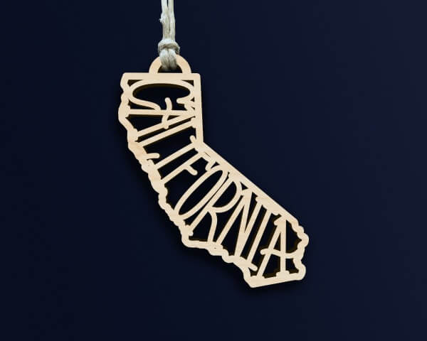 California Ornament