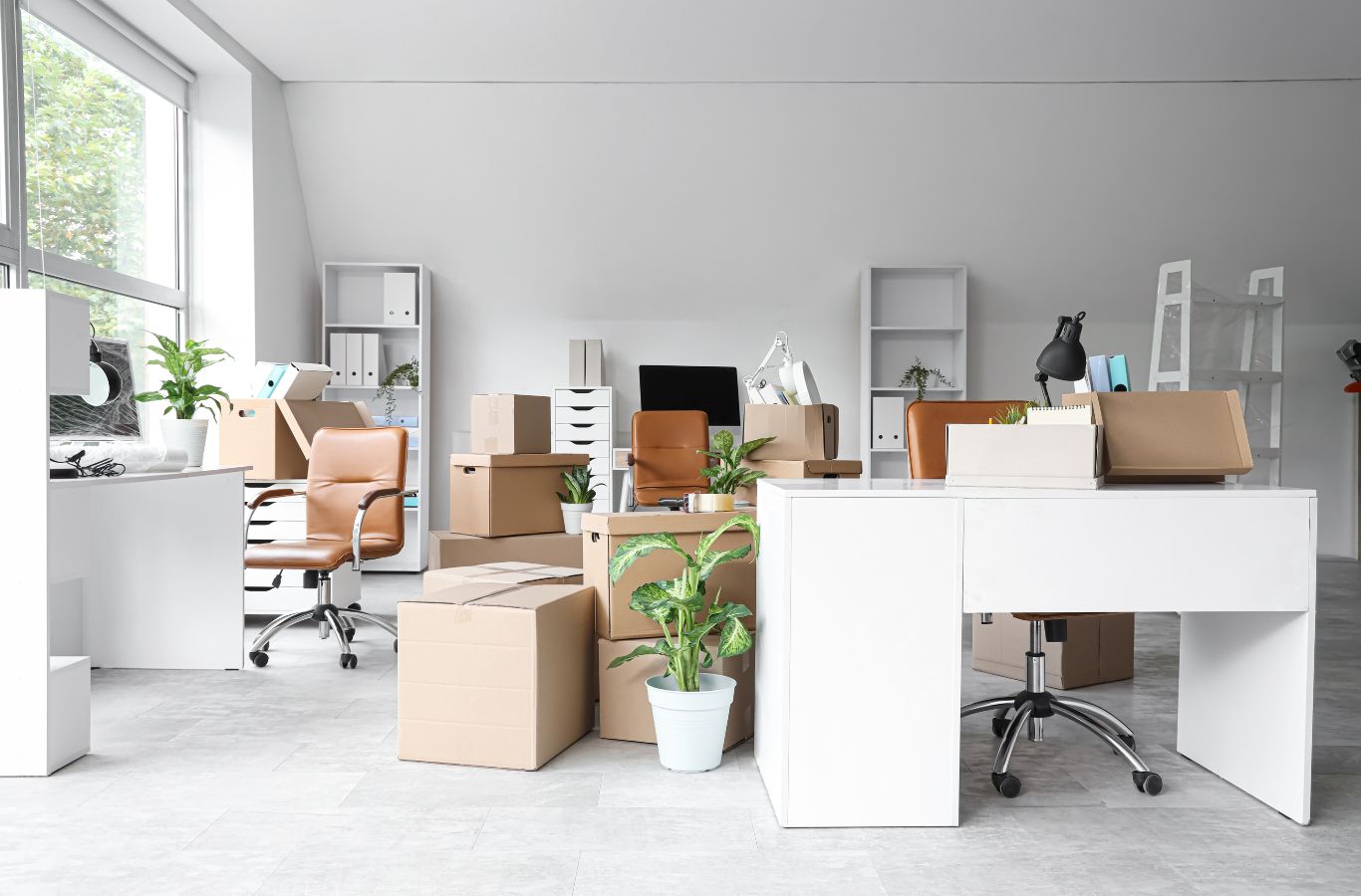Minute Men Movers crew organizing boxes during a residential moving company job in Ramsey County with efficient packing methods