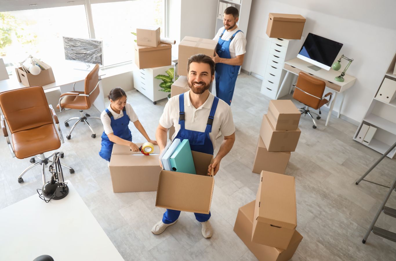 Minute Men Movers professional carefully moving furniture in Dakota County with efficient handling and safety focus. Moving Company Near Me