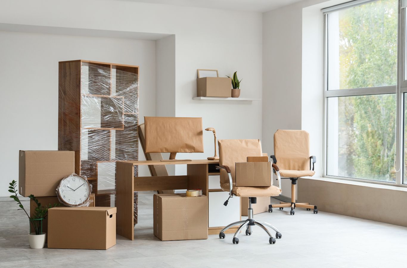 Minute Men Movers crew managing a residential moving company job in Hennepin County showing efficient packing and organized handling