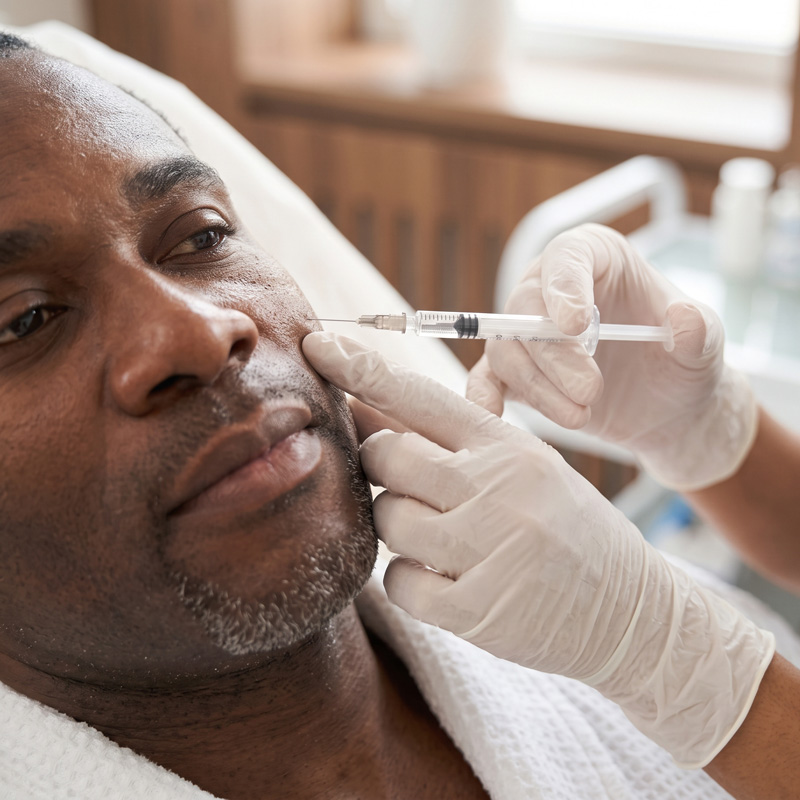 Dermal Filler treatment.