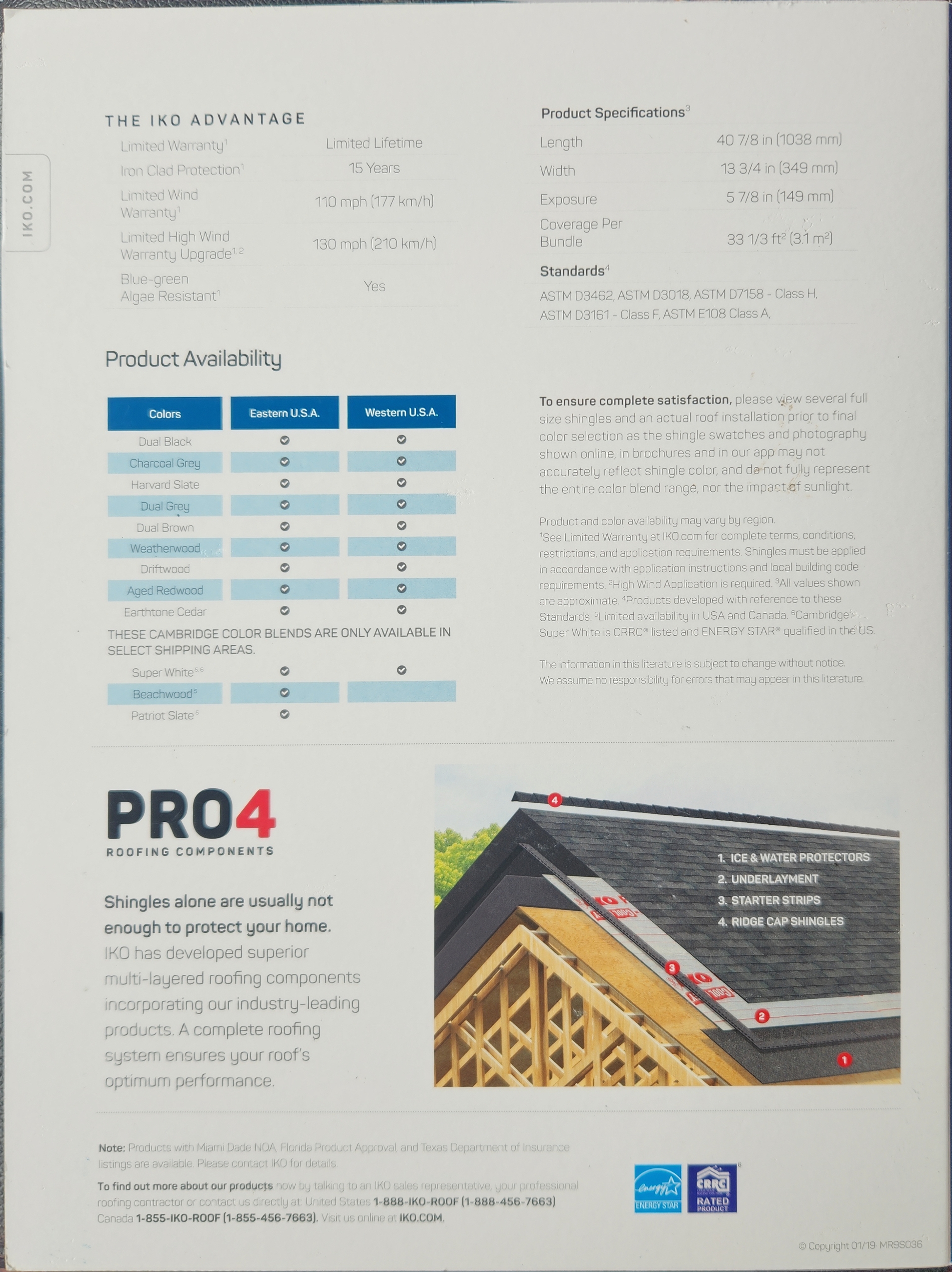 Owens Corning TruDefinition Duration shingles brochure cover