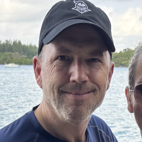 Bruce Potter on the water