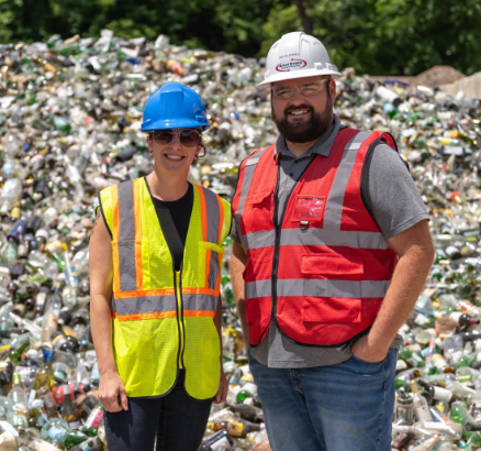 When you recycle your glass bottles in Southwestern Pennsylvania, chances are, they’ll end up back on store shelves in about 30 days.