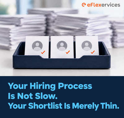 Your hiring process is not slow. Your shortlist is merely thin.