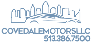 NIDIA Covedale Motors LLC logo with city skyline and car silhouette