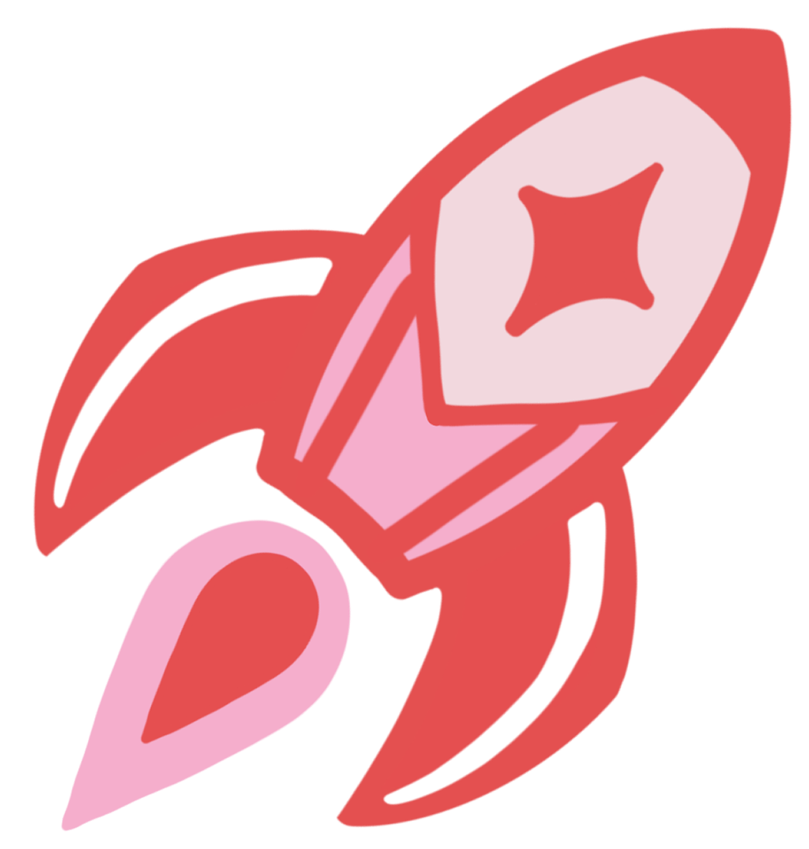 Graphic of a rocket ship