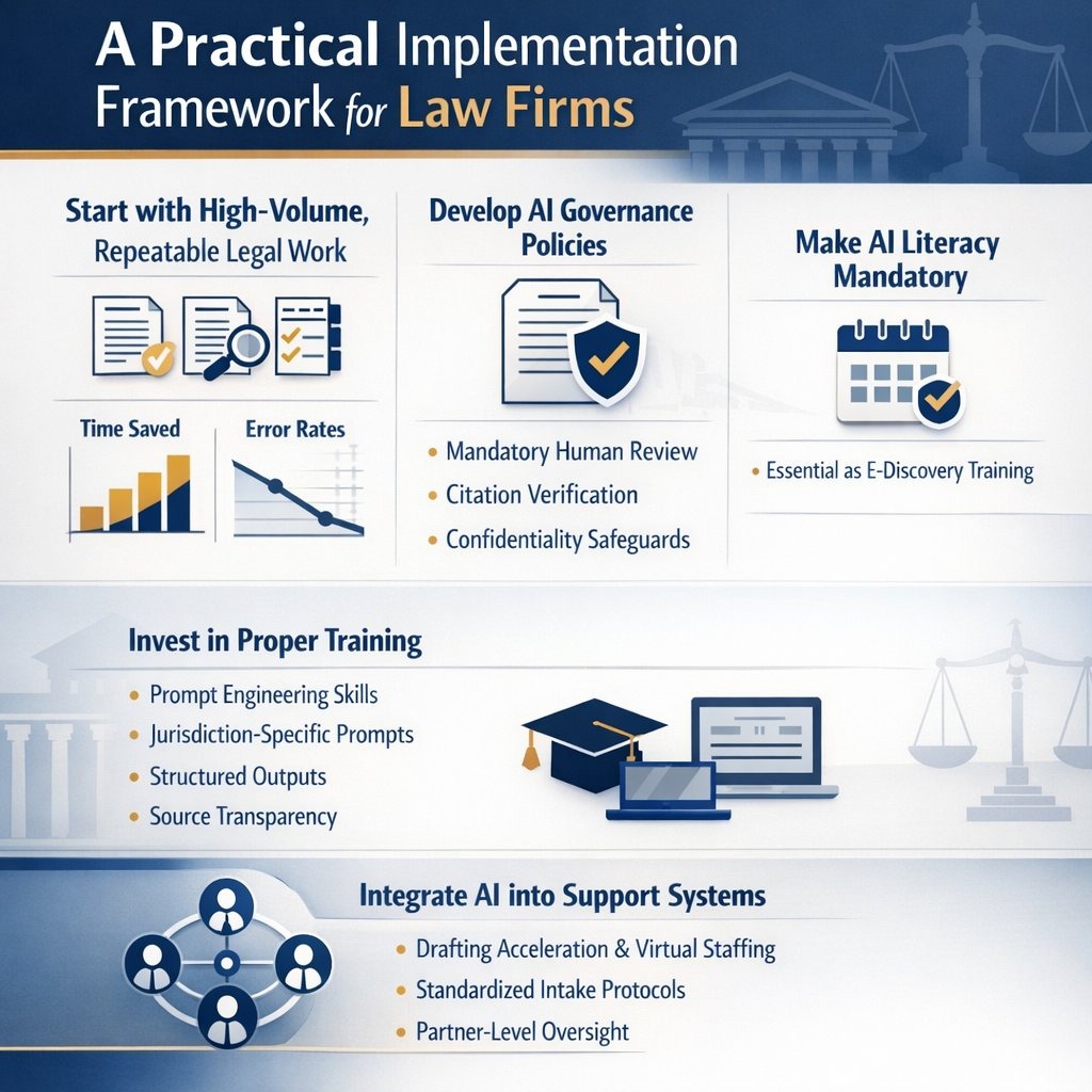 practical implementation framework for law firms