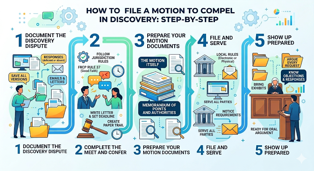 How To File a Motion to Compel in Discovery: Step by Step