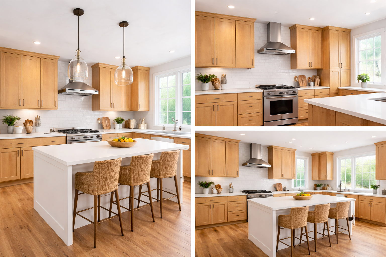 modern maple kitchen cabinet