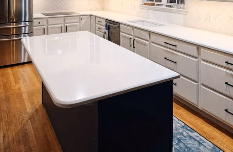 Barboursville: Calacatta Duolina Quartz Countertops