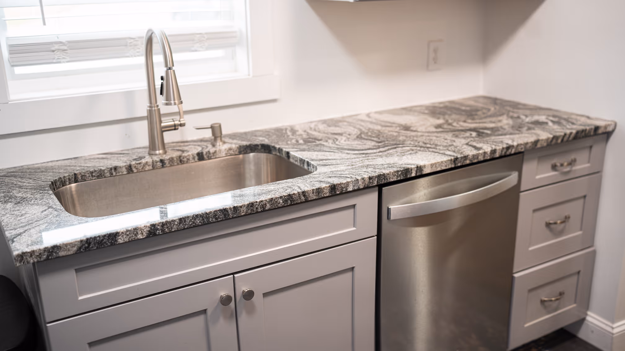 Brightwood: Gray Mist Granite Countertops