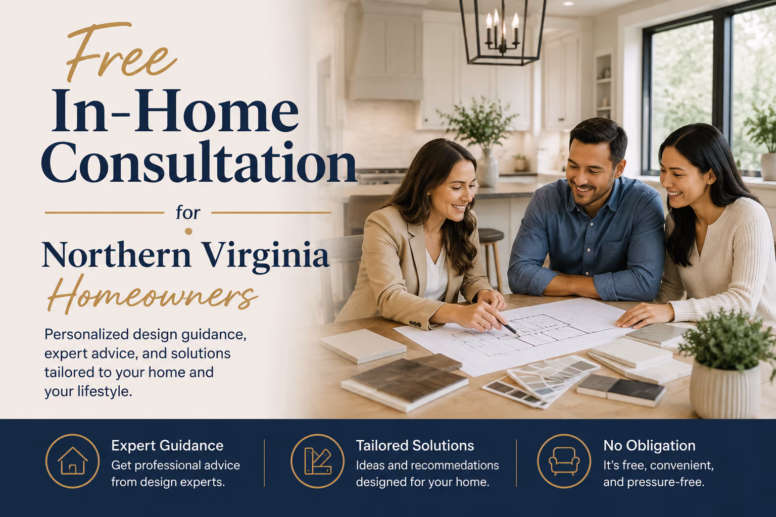 How a Free In-Home Consultation Works for Northern Virginia Homeowners