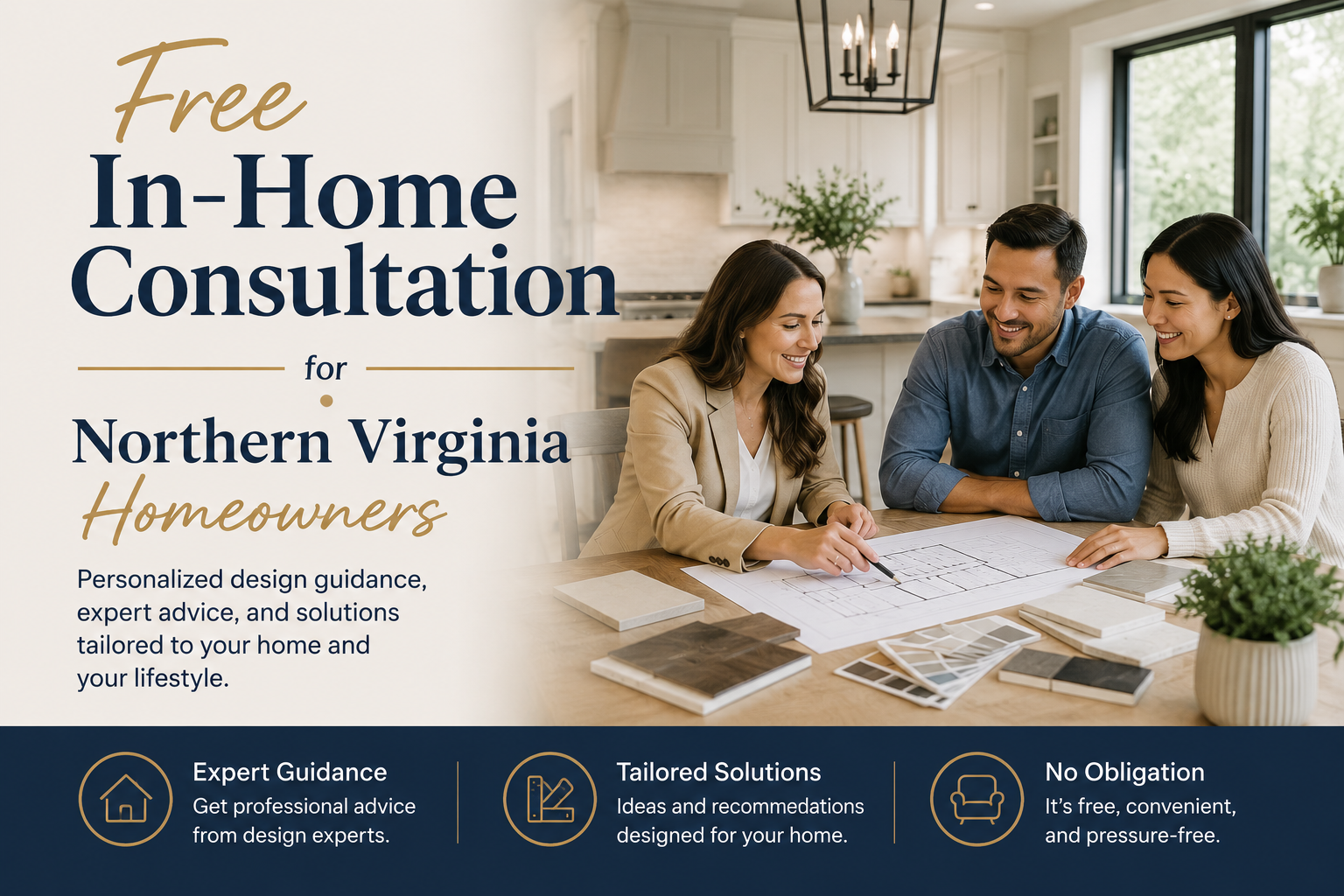 How a Free In-Home Consultation Works for Northern Virginia Homeowners