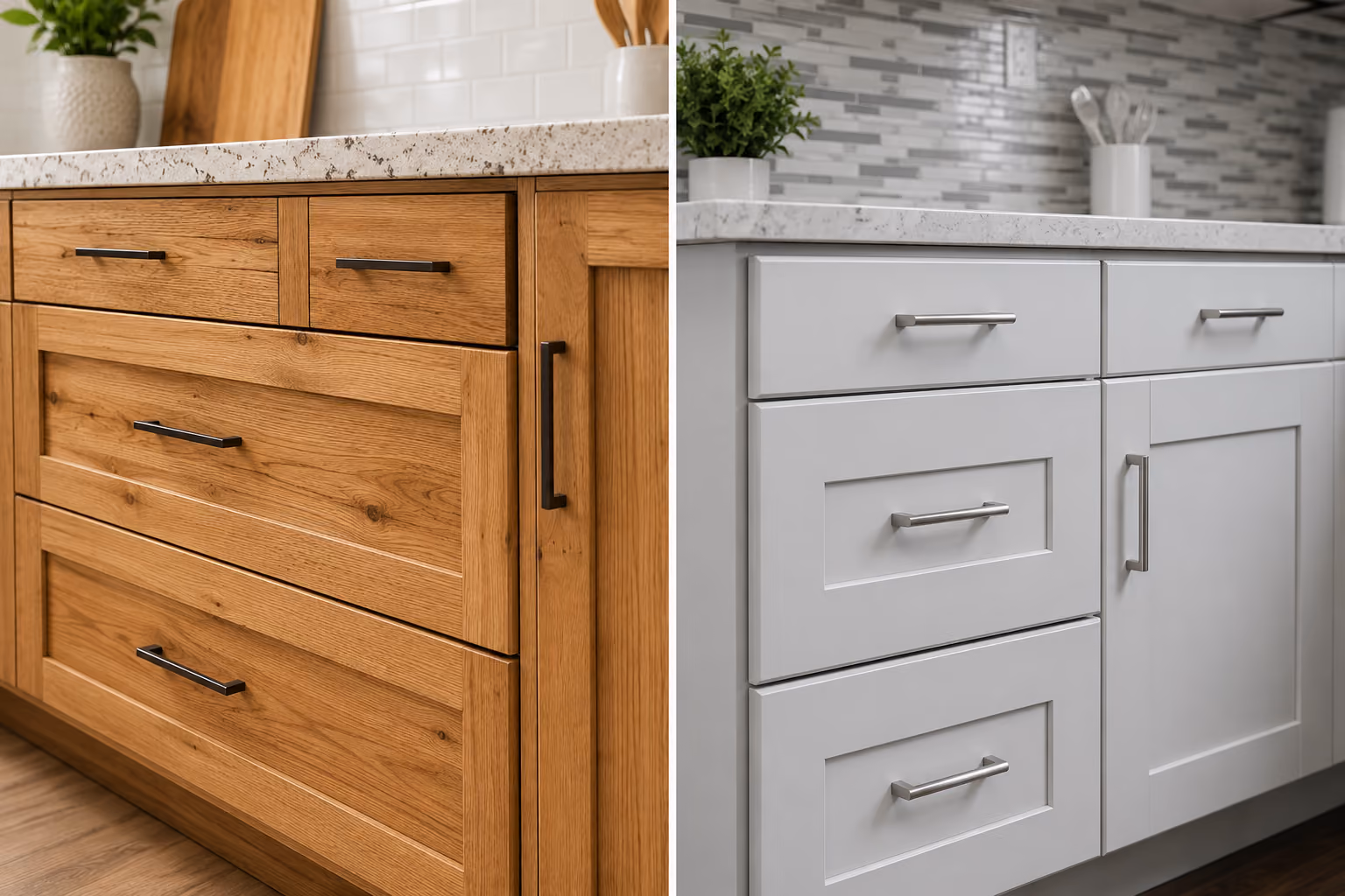 Solid Wood Cabinets vs MDF Cabinets: What Virginia Buyers Should Know