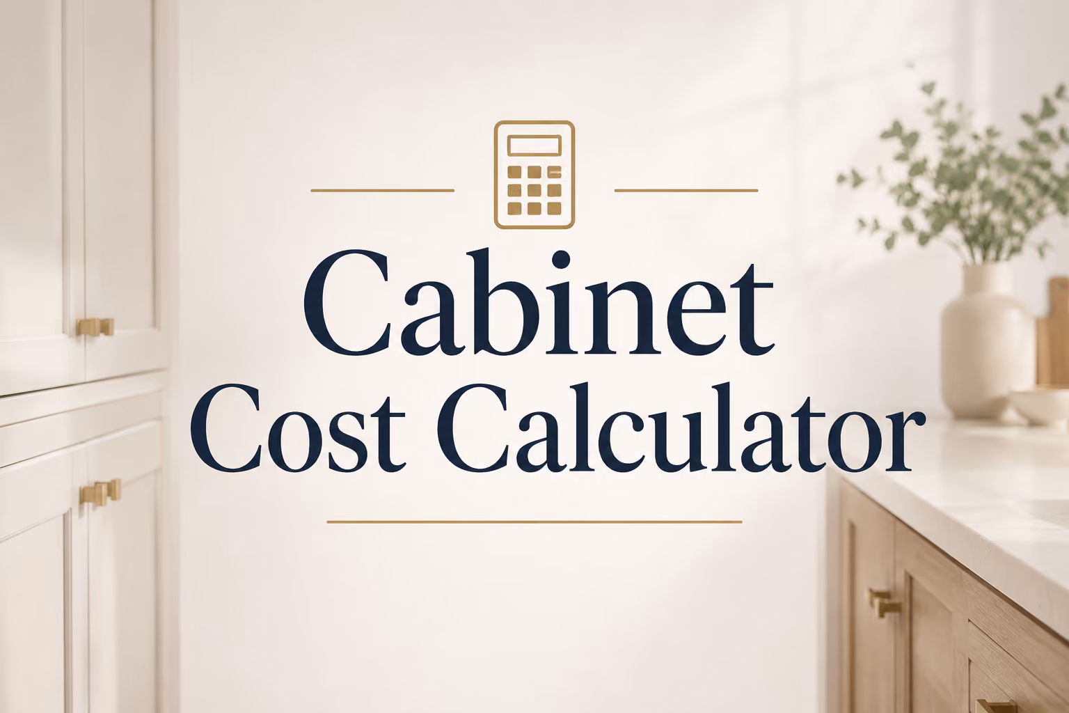 Cabinet Cost Calculator for Virginia Kitchens