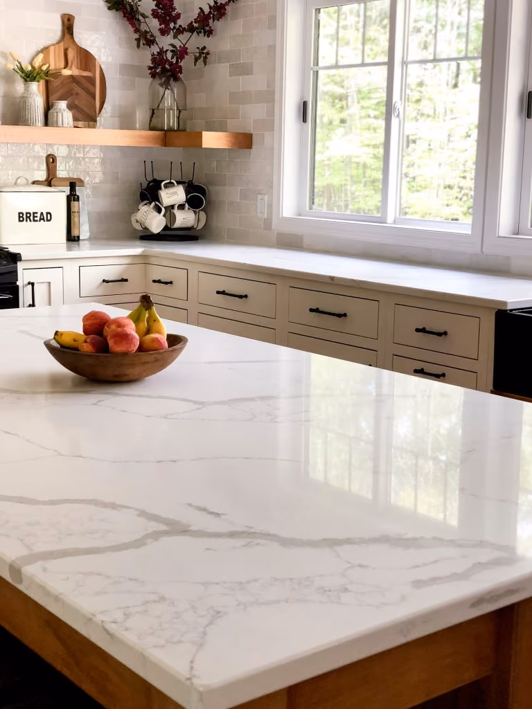 How we decided on marble countertops and how to care for them - Erin Kestenbaum