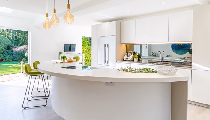 KBBFocus - 10 curvaceous kitchen islands for a softer scheme that flows