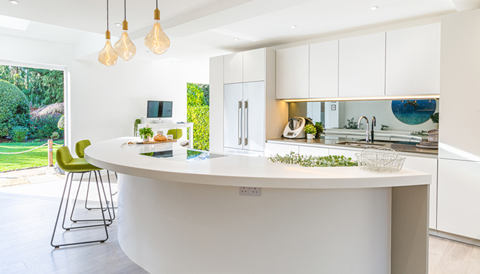 KBBFocus - 10 curvaceous kitchen islands for a softer scheme that flows