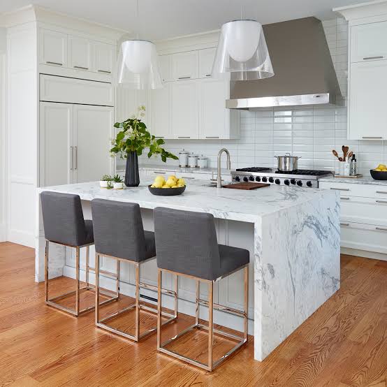 Why You Need to Consider a Waterfall Edge Island for Your Kitchen - DEANE,  Inc.
