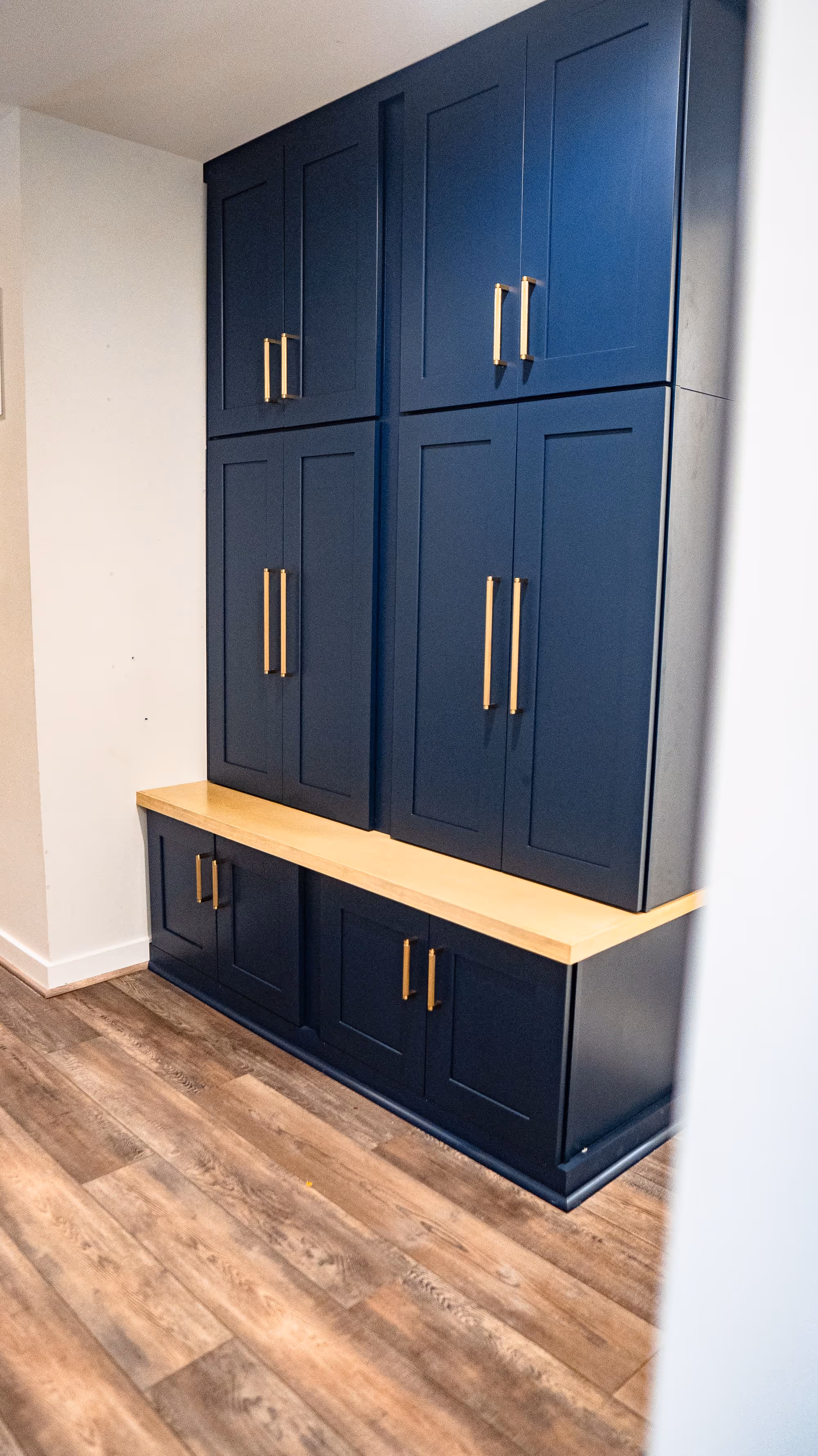 From Cluttered Entryway to Custom Mudroom: An Alexandria Townhome Transformation