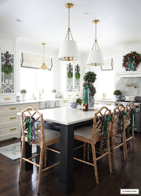 Our Kitchen Decorated for Christmas! | CitrineLiving