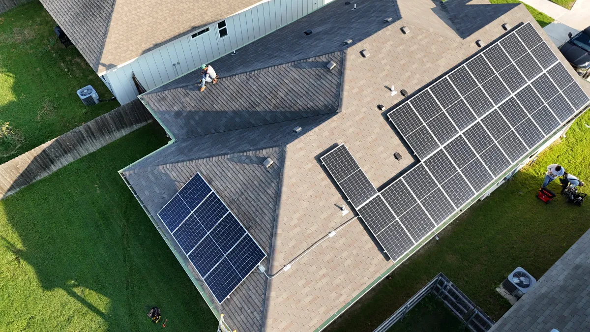 Solar Panel Detach & Reset Dallas TX