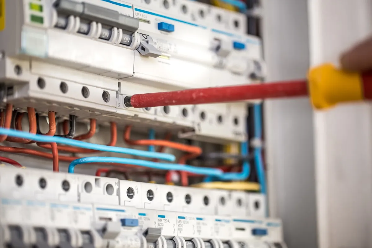 Residential electrical wiring and outlet installation completed by Sunaura electricians
