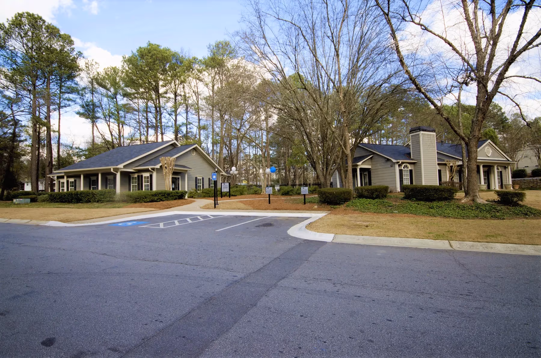 exterior entry to complex