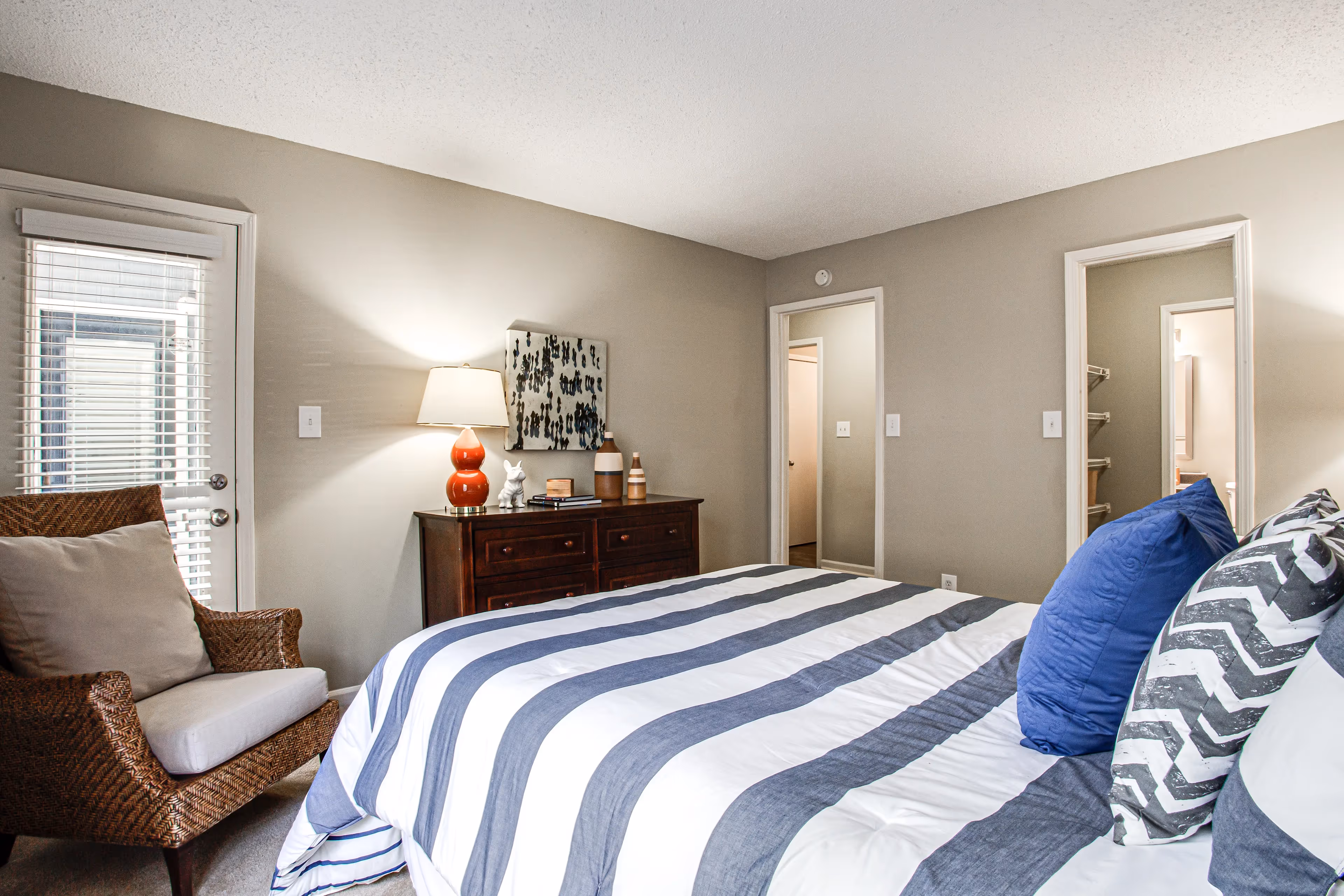 furnished bedroom