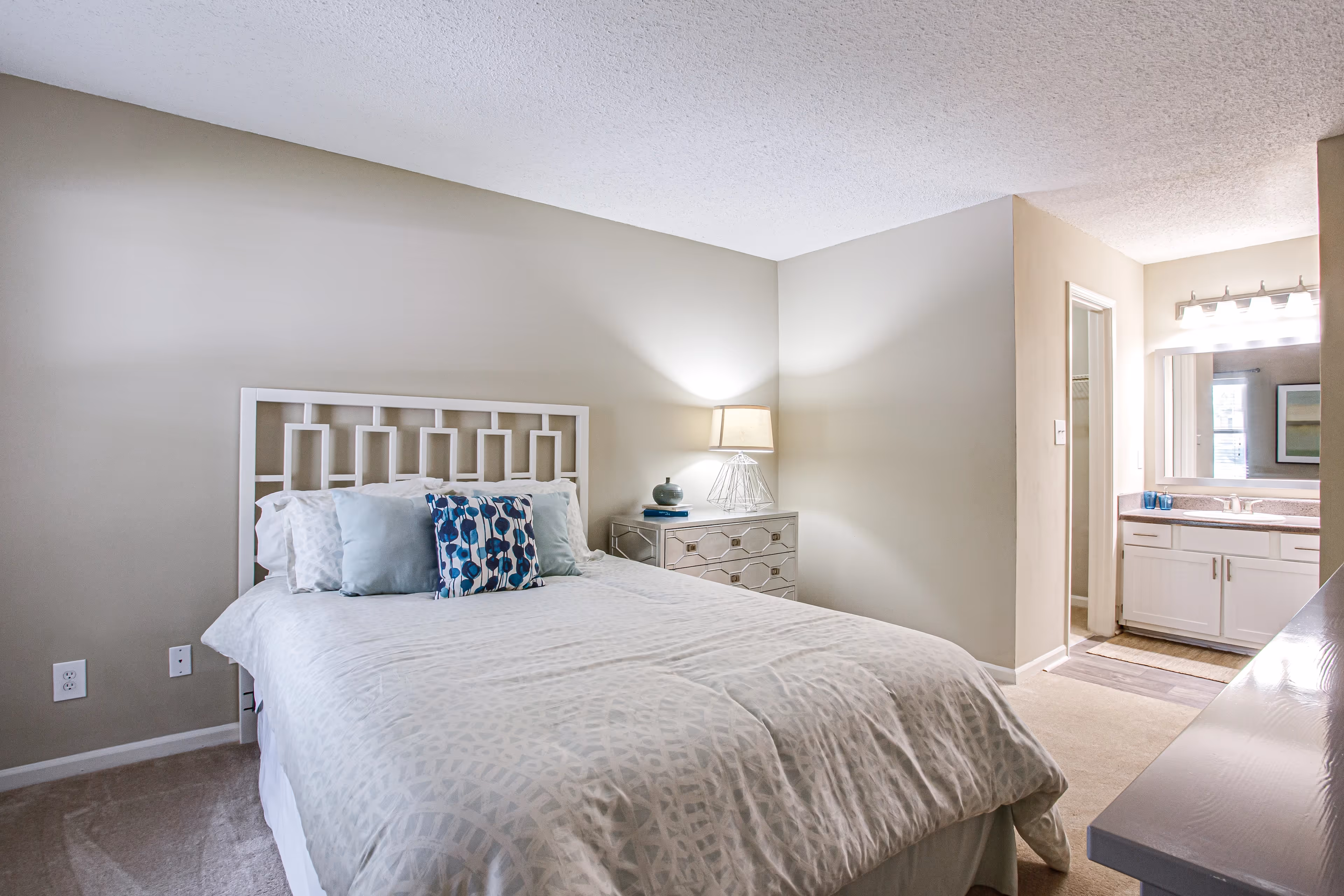 bedroom with bathroom