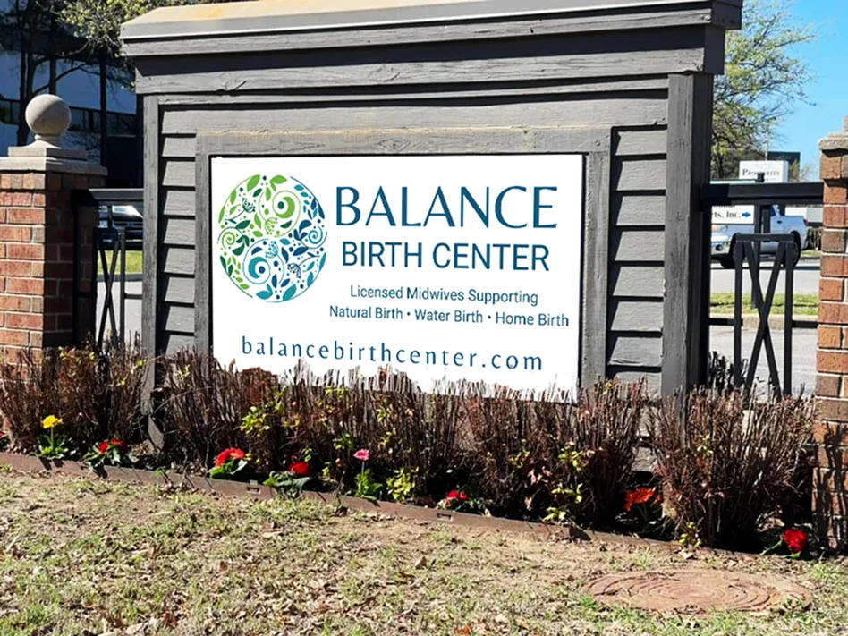 Balance Birth Centers Tulsa sign