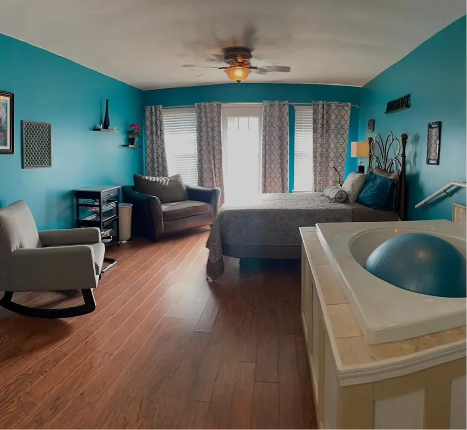 Special Delivery Birth Center Tulsa room