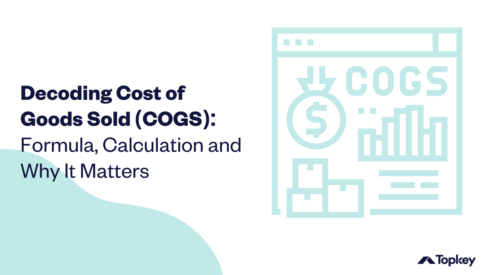 Text Graphic with title: Decoding Cost of Goods sold (COGS)