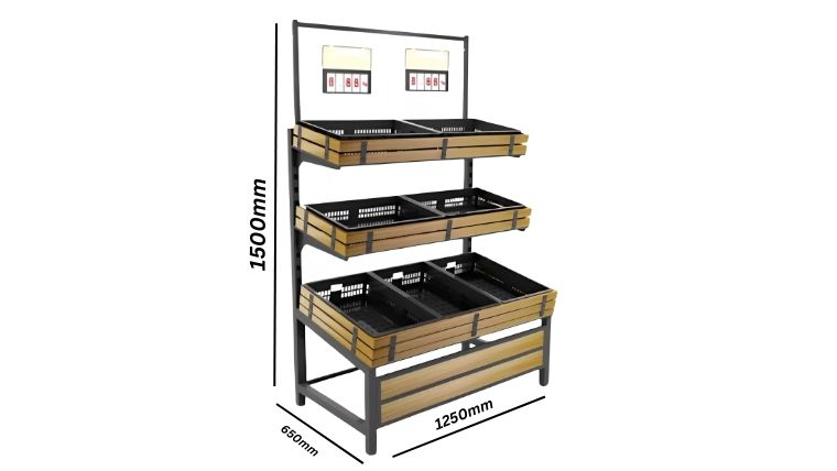 Eco-Friendly FNV Crate Model for Fruits & Vegetables