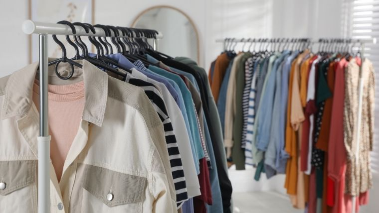 Four-Way Clothing Racks