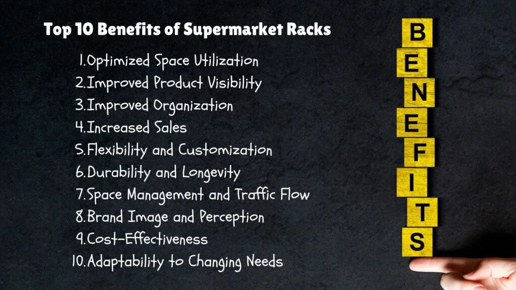 supermarket racks benefits