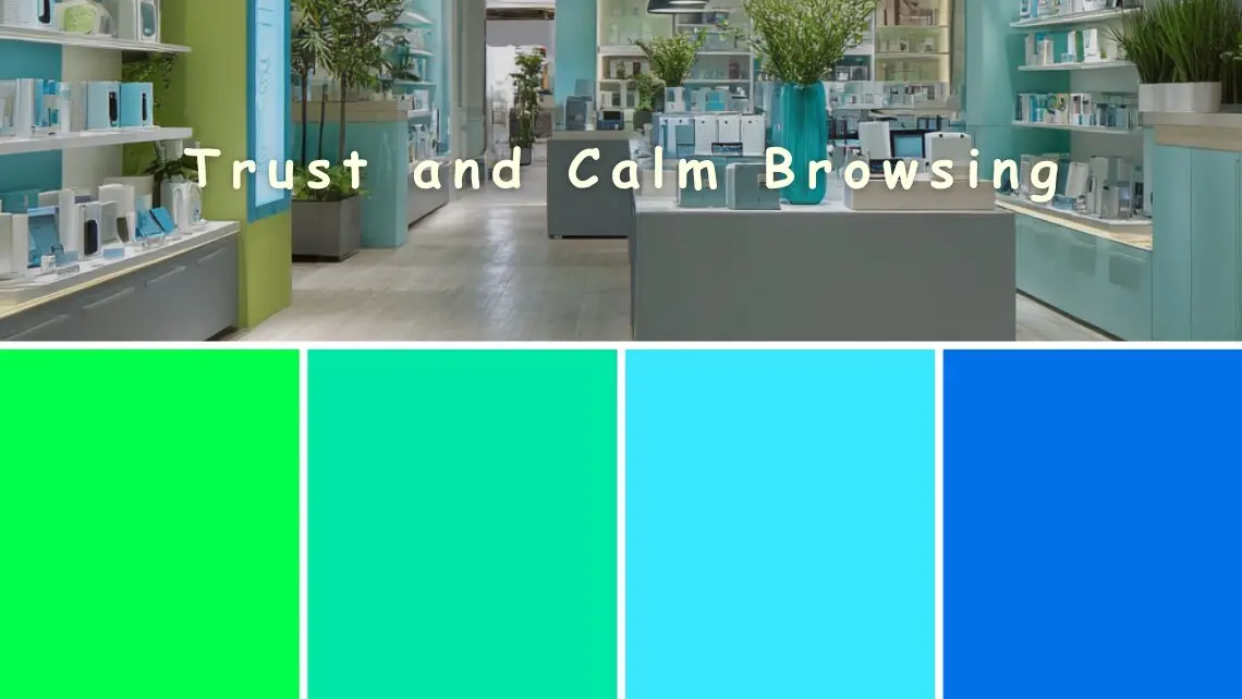 Blues & Greens – Trust and Calm Browsing