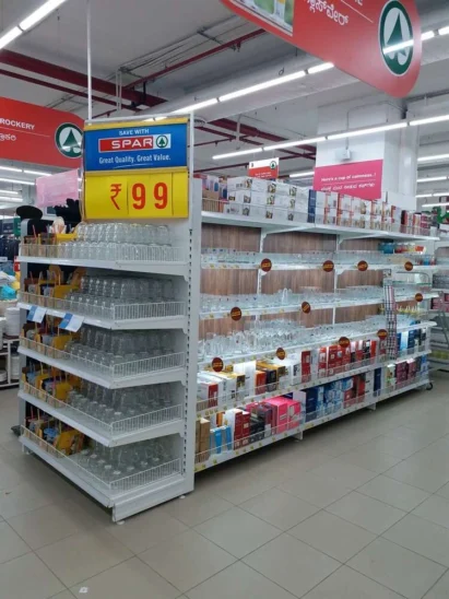 Tiered Shelving Heights