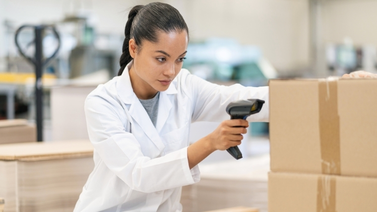 Barcode or RFID Scanning