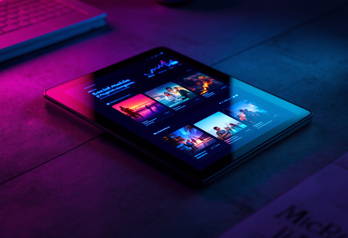 [digital project] social media engagement interface
