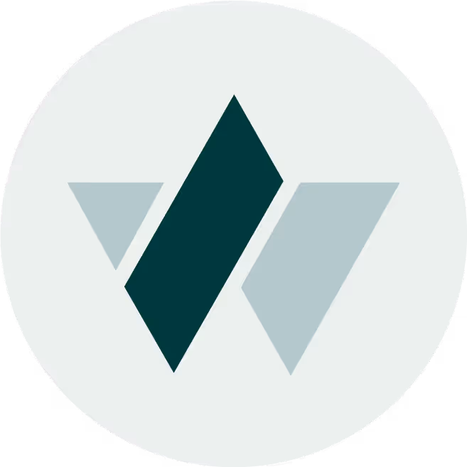 OneWell logo icon light colored