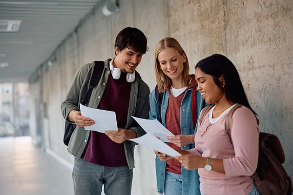 students happy with how their courses are going