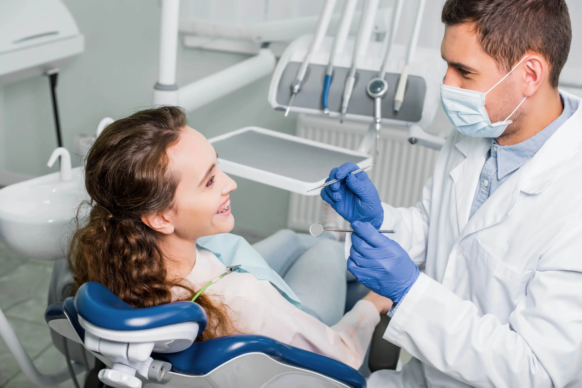Patient Receiving Care from Emergency Dentist Philadelphia