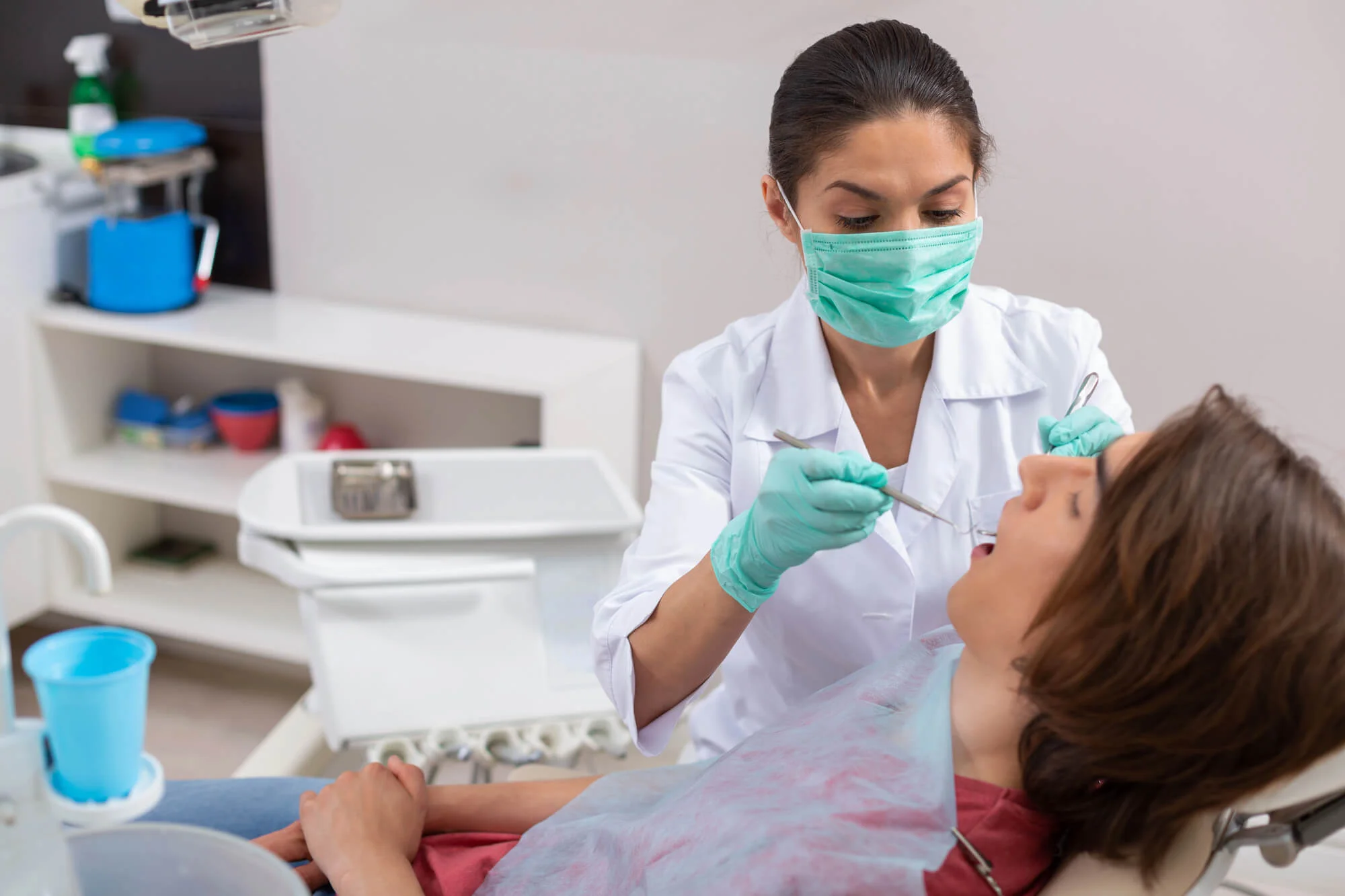 Patient Receiving Care at Philly Orthodontics Clinic