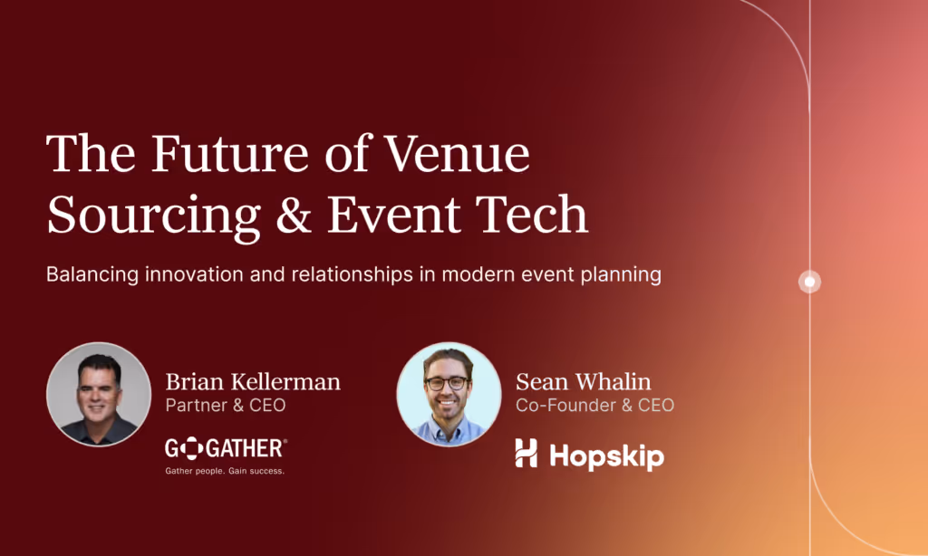 GoGather's Brian Kellerman joins Sean Whalin to discuss the future of event tech