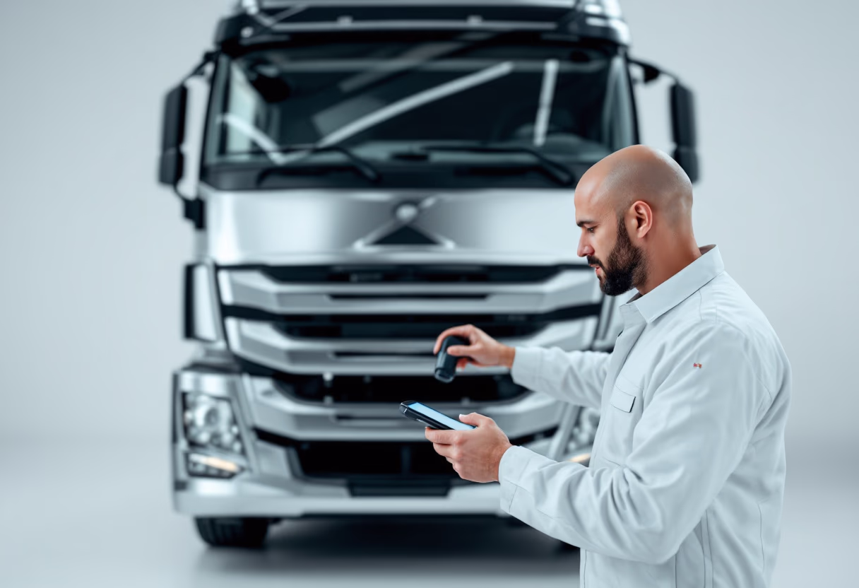 image of truck maintenance