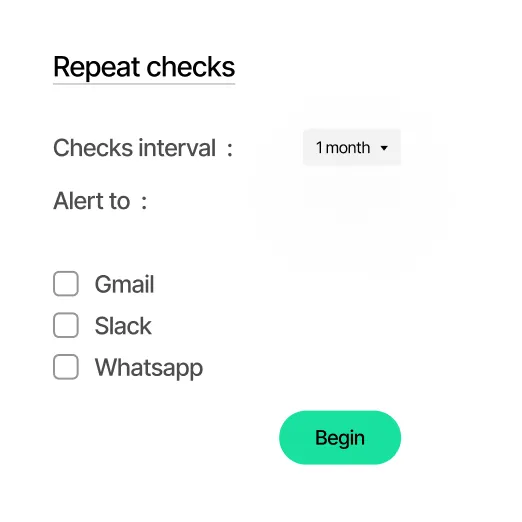 enalgo repeat checks